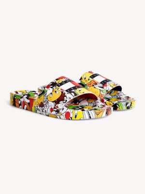 tommy hilfiger looney tunes slides