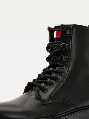 tommy hilfiger boots lace up