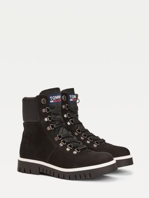 tommy hilfiger suede hiking boots