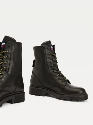 tommy hilfiger lace up boot