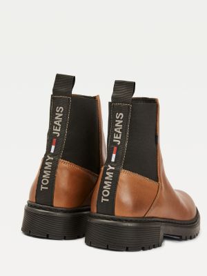 tommy hilfiger essential leather boot