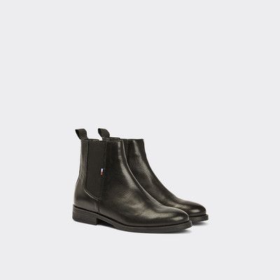 tommy jeans leather chelsea boots