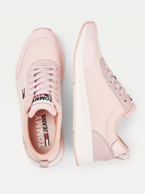 contrast chunky sole trainers tommy hilfiger