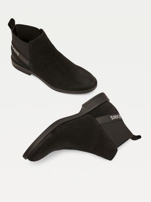 tommy hilfiger classic suede chelsea boots