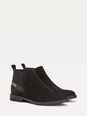 Essential Suede Chelsea Boots | BLACK 
