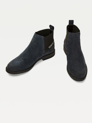 tommy hilfiger classic suede chelsea boots