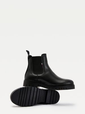 black tommy hilfiger boots