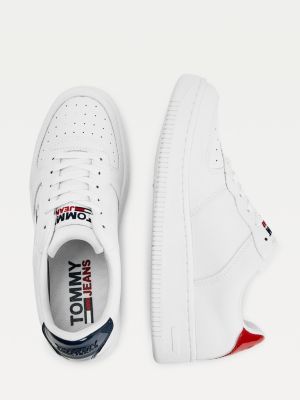 tommy hilfiger chunky suede panel trainers