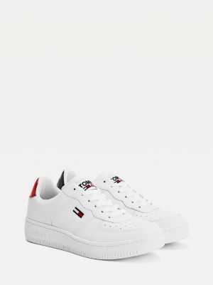 cool tommy leather trainers