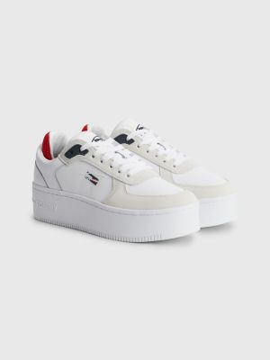 Iconic Flatform Cupsole Trainers | WHITE | Tommy Hilfiger