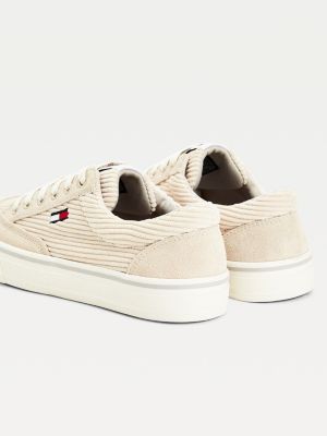 Corduroy Skate Trainers | BEIGE | Tommy Hilfiger