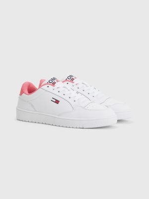 tommy jeans fashion cupsole womens white trainers
