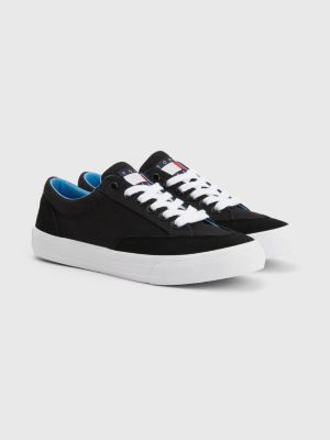 tommy jeans vulcanised flatform trainers