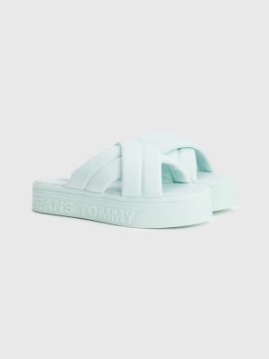 flatform slip on sandals
