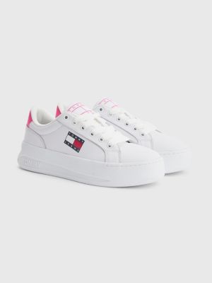 tommy jeans vulcanised flatform trainers