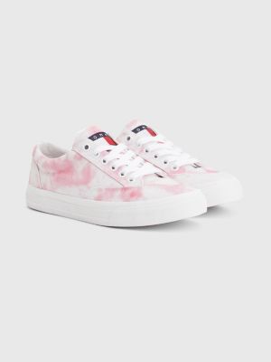 superga tie dye denim sneakers