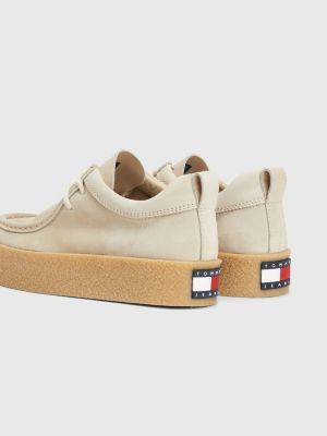 suede flatform trainers