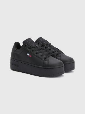 melón abajo título Zapatillas de plataforma con logo Essentials | NEGRO | Tommy Hilfiger