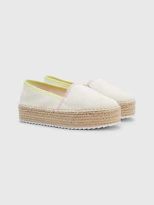 Tilfældig hykleri Pas på Flatform Canvas Espadrilles | BEIGE | Tommy Hilfiger