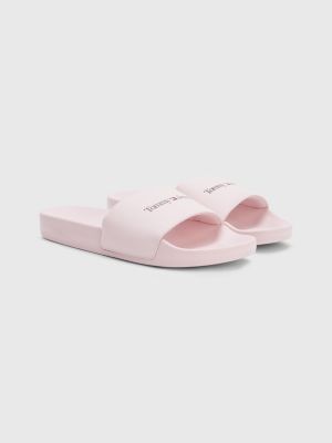 Logo Pool Slides | PINK | Tommy Hilfiger