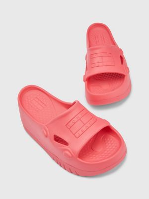 Flatform Pool Slides PINK Tommy Hilfiger