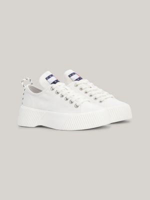 programa represa Legítimo Zapatillas vaqueras de plataforma | BLANCO | Tommy Hilfiger