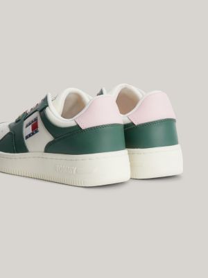 tommy hilfiger metallic retro trainers