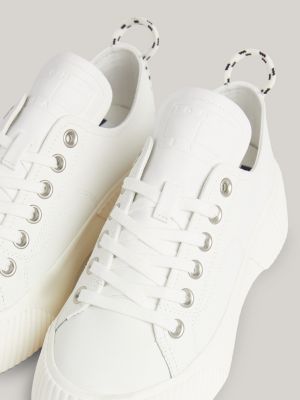 Cos white hot sale leather trainers