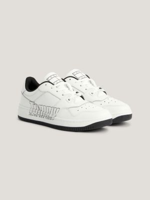 Tommy Hilfiger - Baskets Femme Signature Tommy Leather 5219 White