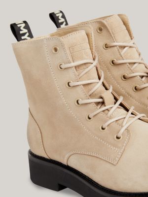 Tommy hilfiger pin discount logo lace up boot