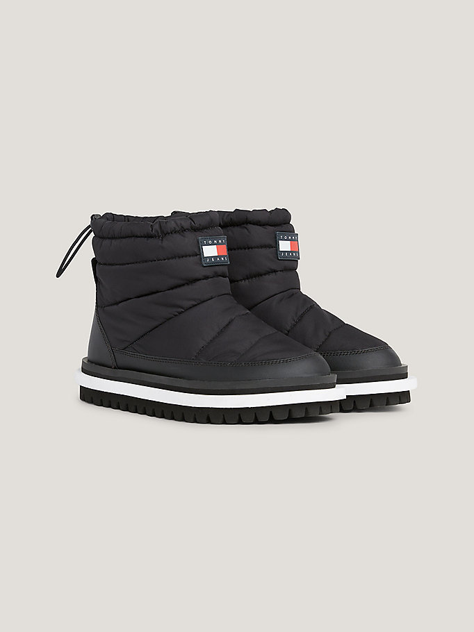 Recycled Padded Cleat Snow Boots | BLACK | Tommy Hilfiger