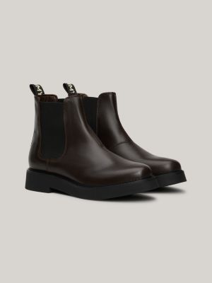 Tommy hilfiger cozy warm lined leather clearance boot