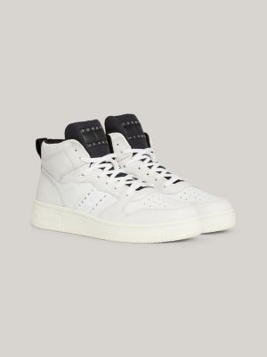 Baskets basses vernies semelle blanche noir Femme TOMMY HILFIGER à