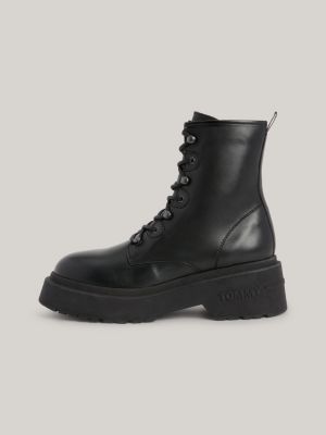 Asos attitude chunky sales lace up boots