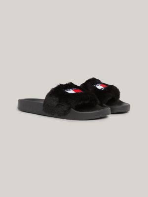 Tommy hilfiger 2025 fur slides