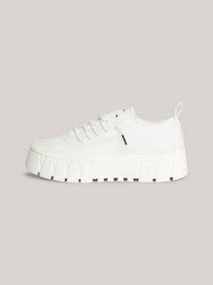 Cleat Platform Trainers | White | Tommy Hilfiger