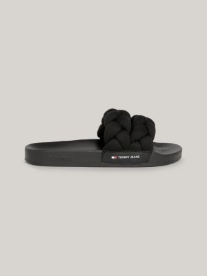 Tommy Jeans POPPY SOFT PADDED - Sandals - black 