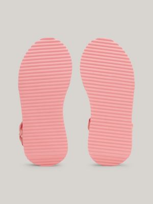 Cleat Flatform Badge Sandals | Pink | Tommy Hilfiger