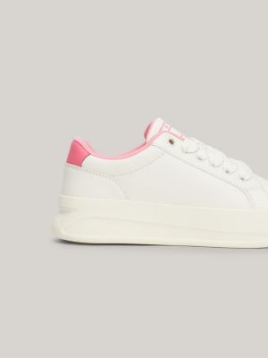 Womens white flatform on sale trainers