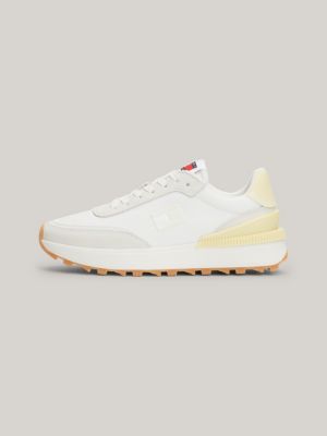 Contrast Panel Cleat Runner Trainers | Yellow | Tommy Hilfiger