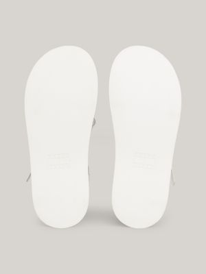 Saynora White Strappy High Heel Wedge Sandals  Strappy wedge heels, White  strappy high heels, High heel wedges