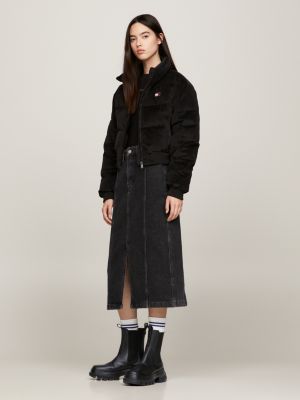 black klobiger chelsea boot aus leder für damen - tommy jeans