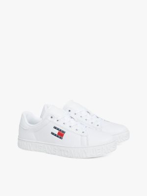 Tommy jeans slip deals on logo trainers