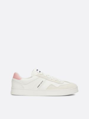 Suede tommy hilfiger trainers womens on sale