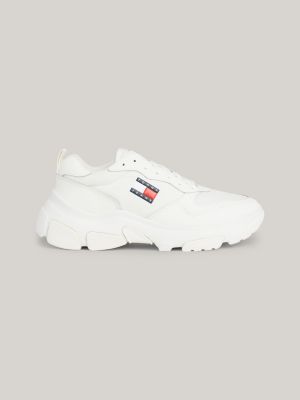 Contrasting chunky sales sole sneakers