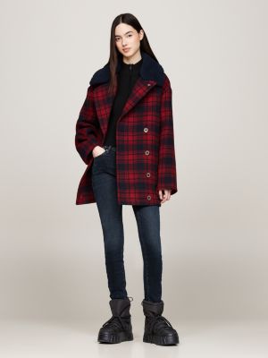bottes de neige hybrides à doublure chaude noir pour femmes tommy jeans