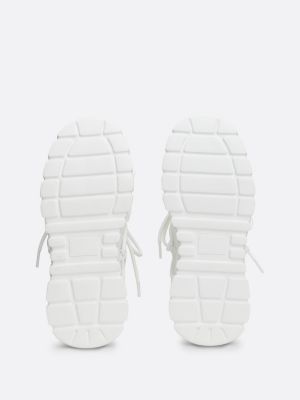 white warm lined hybrid snow boots for women tommy jeans