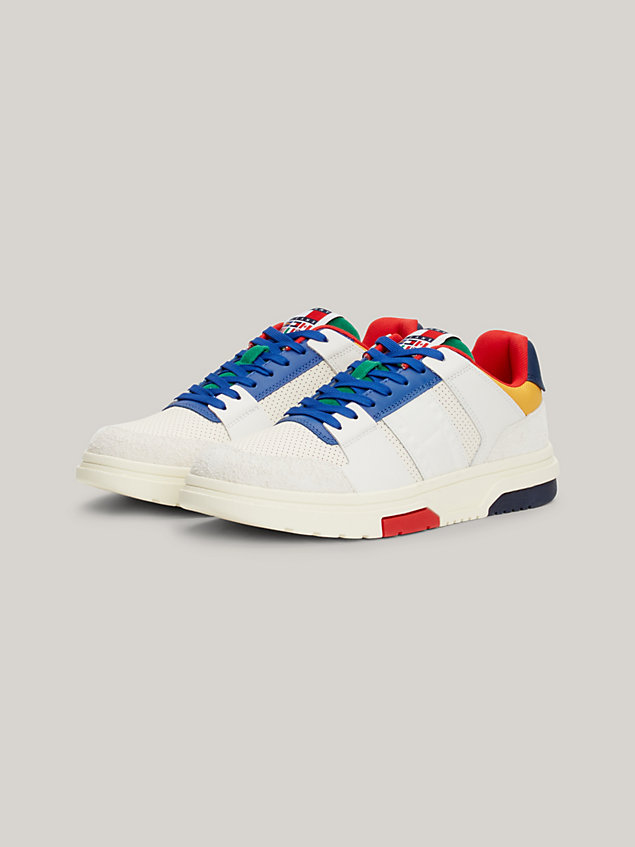 zapatillas the brooklyn tommy jeans international games white de mujeres tommy hilfiger