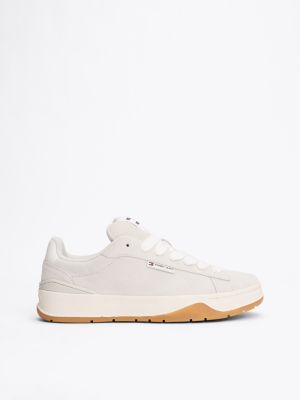 Suede tommy hilfiger trainers womens on sale