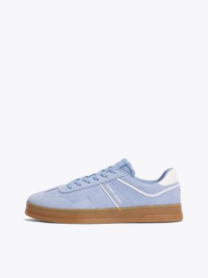 multi the greenwich sneaker aus wildleder für damen - tommy jeans